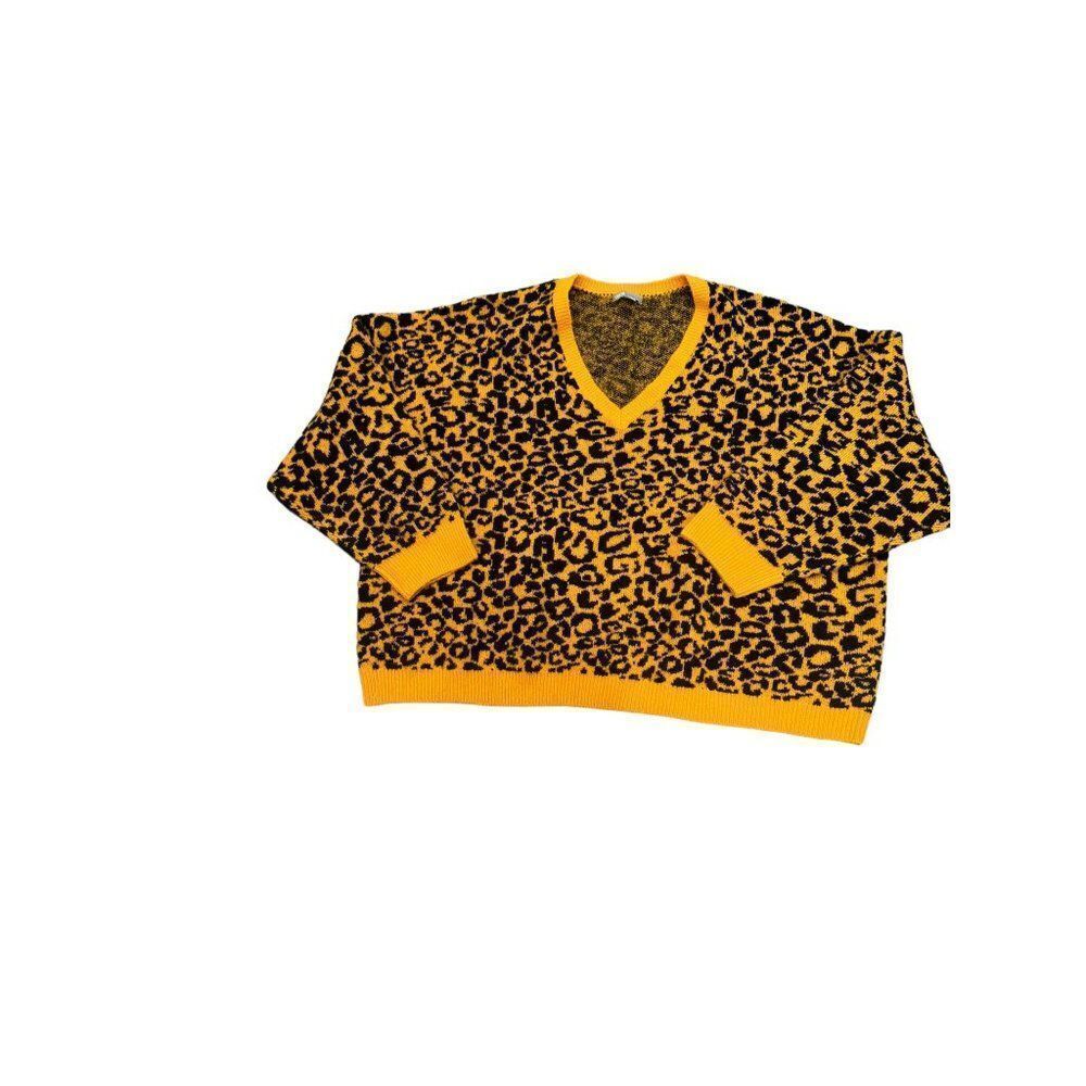 ASOS V Neck Animal Print Sweater Sz 22